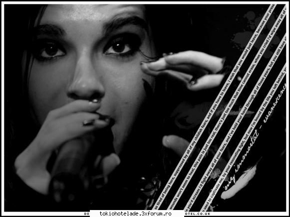 Bill a spus'o - eu...never..never nu iam criticat - ♥ Bill Kaulitz ♥